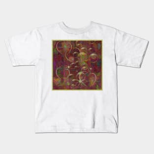 Hearts, Flowers, Bubbles and Stripes Kids T-Shirt